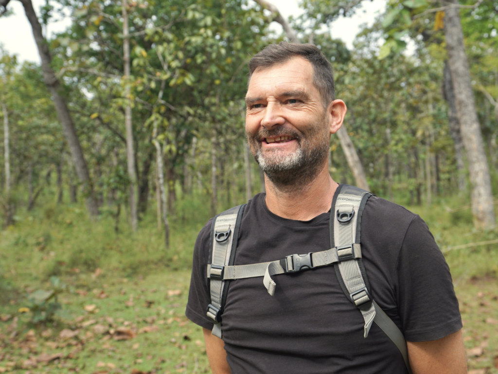 Ryan Hockley, elephant welfare advisor for Animals Asia, Yok Don National Park, Vietnam.